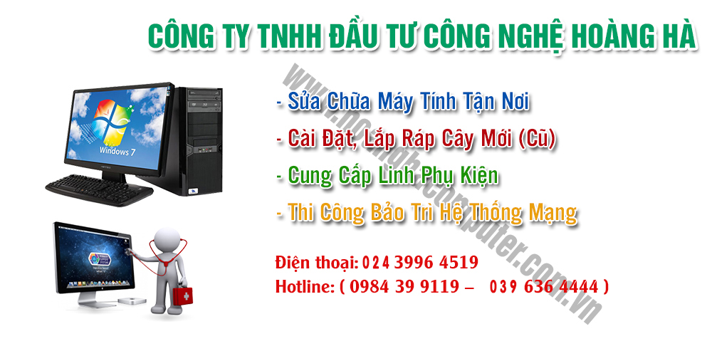 Báo giá sửa máy tính tại Sơn Tây, Hà Nội