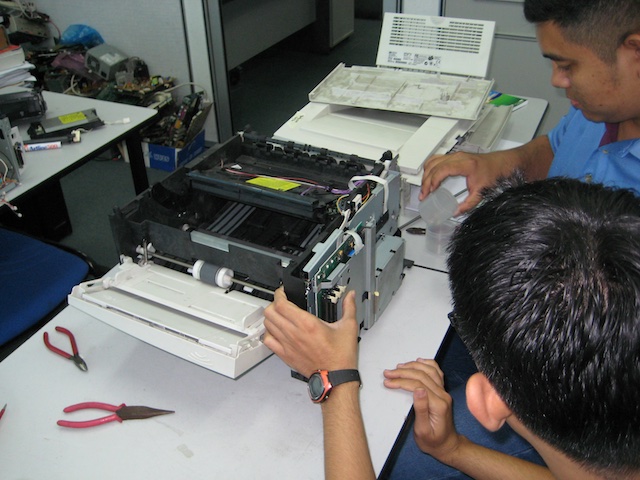 Quy trình sửa máy in tại Khâm Thiên được Hoàng Hà cung cấp
