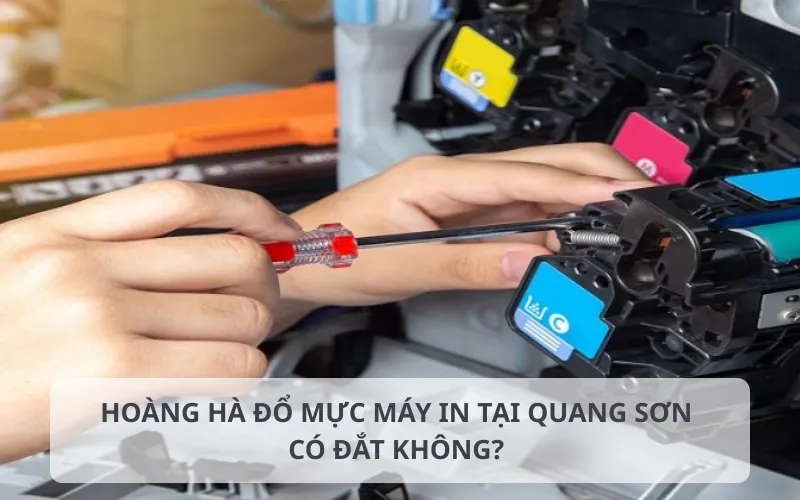 Bảng báo giá đổ mực máy in tại Quang Sơn