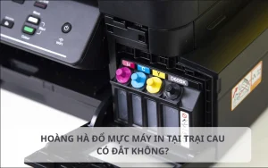 Bảng báo giá đổ mực máy in tại Trại Cau
