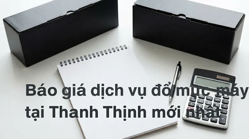 Báo giá dịch vụ đổ mực máy in tại Thanh Thịnh