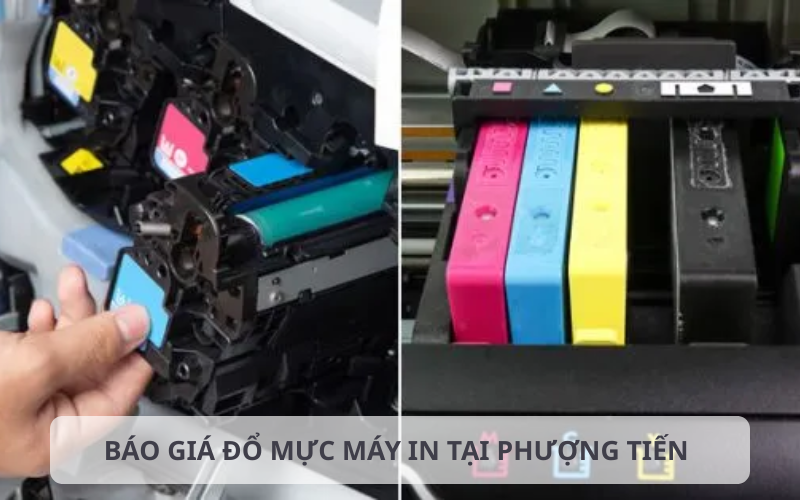 Báo giá đổ mực máy in tại Phượng Tiến