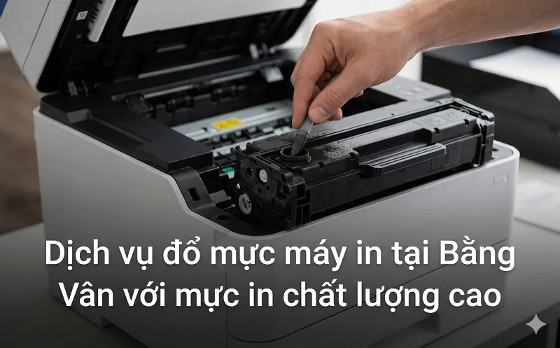 Kinh nghiệm lựa chọn đơn vị đổ mực máy in tại Bằng Vân