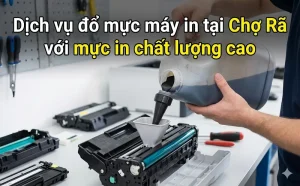 Dịch vụ đổ mực máy in tại Chợ Rã với mực in chất lượng cao