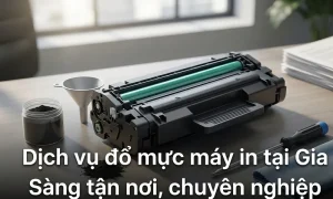 Dịch vụ đổ mực máy in tại Gia Sàng tận nơi, chuyên nghiệp