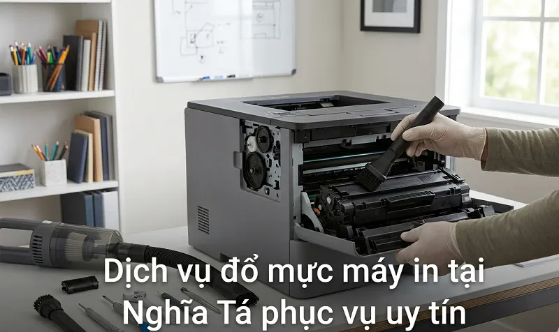 Dịch vụ đổ mực máy in tại Nghĩa Tá