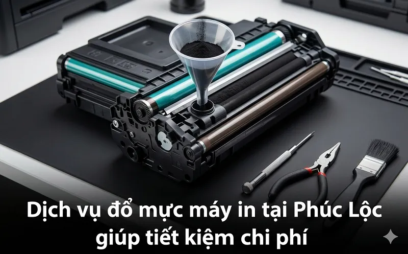 Dịch vụ đổ mực máy in tại Phúc Lộc giúp tiết kiệm chi phí