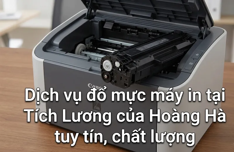 Lý do nên chọn dịch vụ đổ mực máy in tại Tích Lương của Hoàng Hà