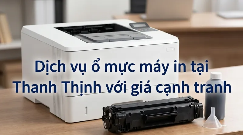 Kinh nghiệm lựa chọn đơn vị đổ mực máy in tại Thanh Thịnh