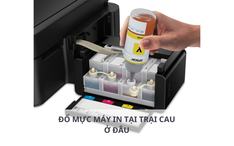 Kinh nghiệm lựa chọn đơn vị đổ mực máy in tại Trại Cau