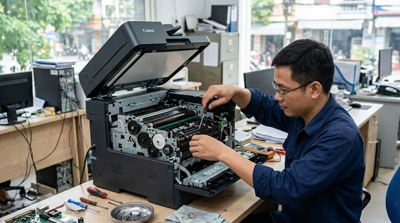 Kinh nghiệm lựa chọn đơn vị sửa máy in tại Thần Sa