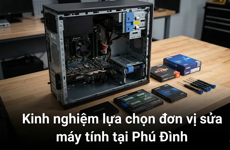 Kinh nghiệm lựa chọn đơn vị sửa máy tính tại Phú Đình
