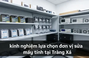 Kinh nghiệm lựa chọn đơn vị sửa máy tính tại Tràng Xá