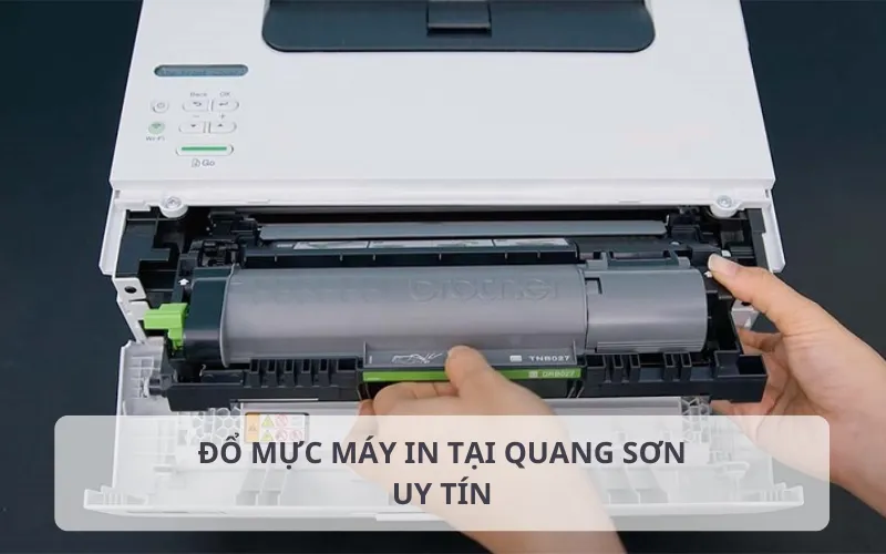 Dịch vụ đổ mực máy in tại Quang Sơn