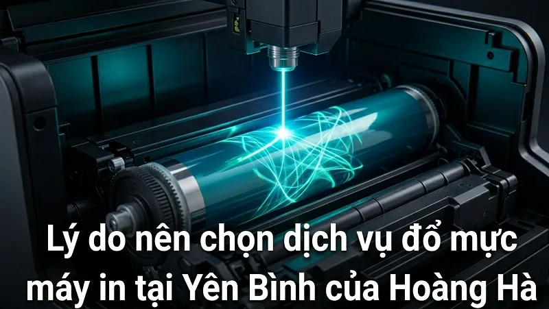 Lý do nên chọn dịch vụ đổ mực máy in tại Yên Bình của Hoàng Hà