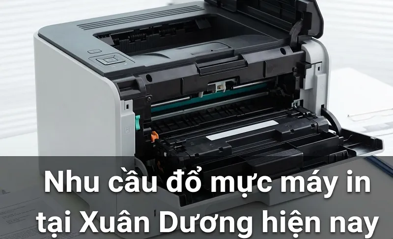 Nhu cầu đổ mực máy in tại Xuân Dương hiện nay