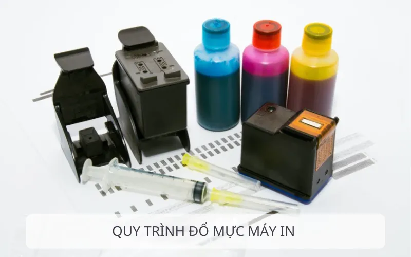 Quy trình đổ mực máy in tại Tân Cương chuẩn kỹ thuật của Hoàng Hà