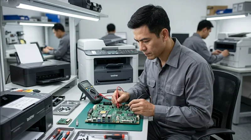 Quy trình sửa máy in tại Quân Chu của Hoàng Hà