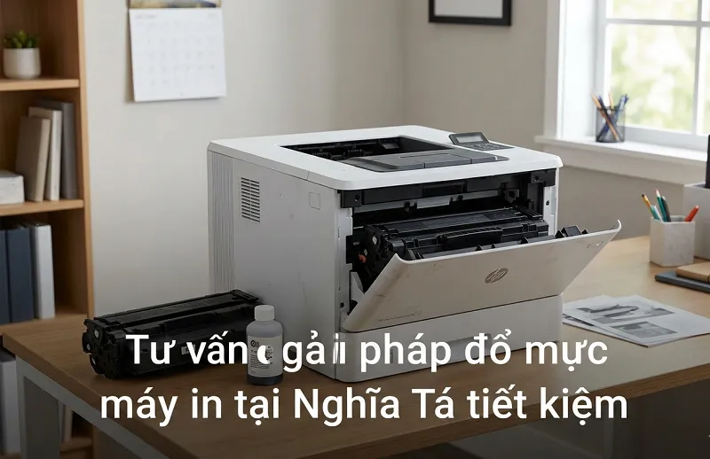 Tư vấn giải pháp đổ mực máy in tại Nghĩa Tá tiết kiệm