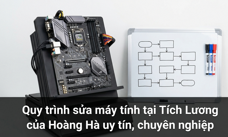 Quy trình sửa máy tính tại Tích Lương của Hoàng Hà uy tín, chuyên nghiệp