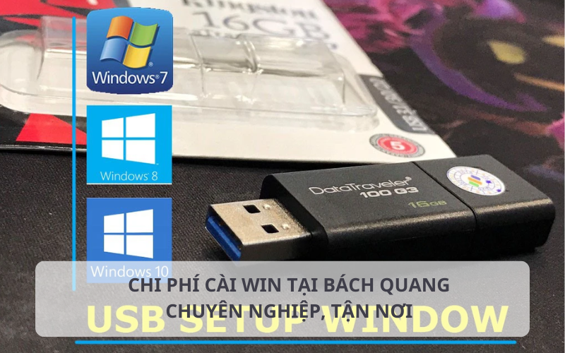 Bảng báo giá cài win tại Bách Quang minh bạch