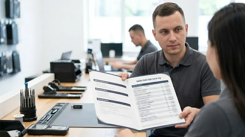 Bảng báo giá dịch vụ cài win tại Cường Lợi chi tiết