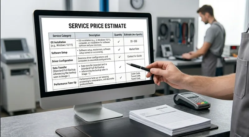 Bảng báo giá dịch vụ cài win tại Đức Lương chi tiết