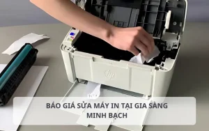 Bảng báo giá dịch vụ sửa máy in tại Gia Sàng