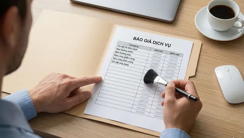 Bảng giá dịch vụ cài win tại Tân Kỳ