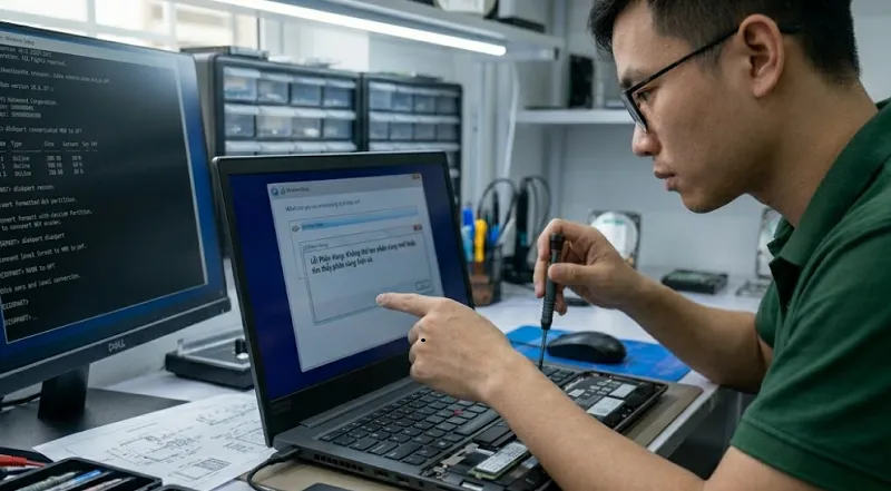 Các lỗi hệ điều hành phổ biến cần gọi thợ cài win ngay lập tức
