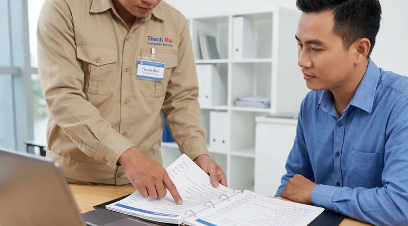 Chi tiết bảng báo giá dịch vụ cài win tại Thanh Mai