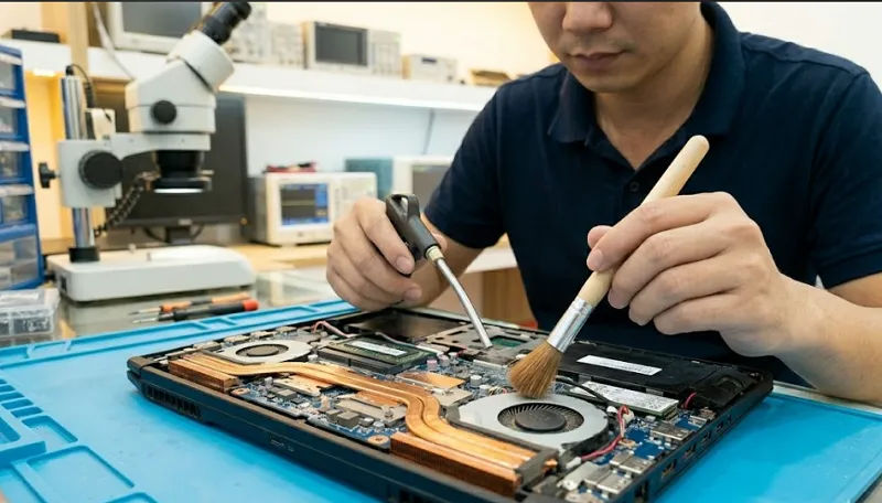 Quy trình cài win tại Dân Tiến của Hoàng Hà chuẩn kỹ thuật