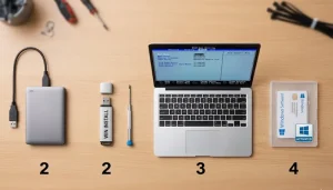 Quy trình cài win tại Trại Cau của Hoàng Hà chuyên nghiệp