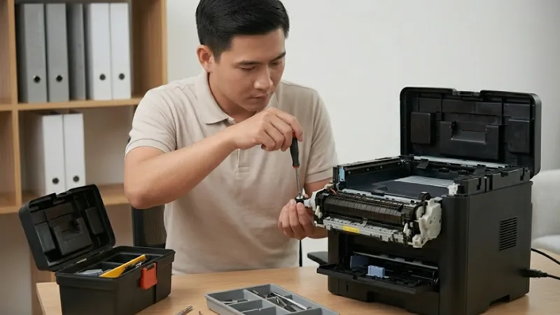 Quy trình sửa máy in tại Đồng Phúc của Hoàng Hà
