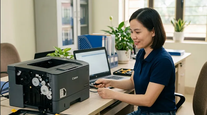 Quy trình sửa máy in tại Yên Bình của Hoàng Hà